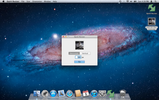 Fast resize tool for mac